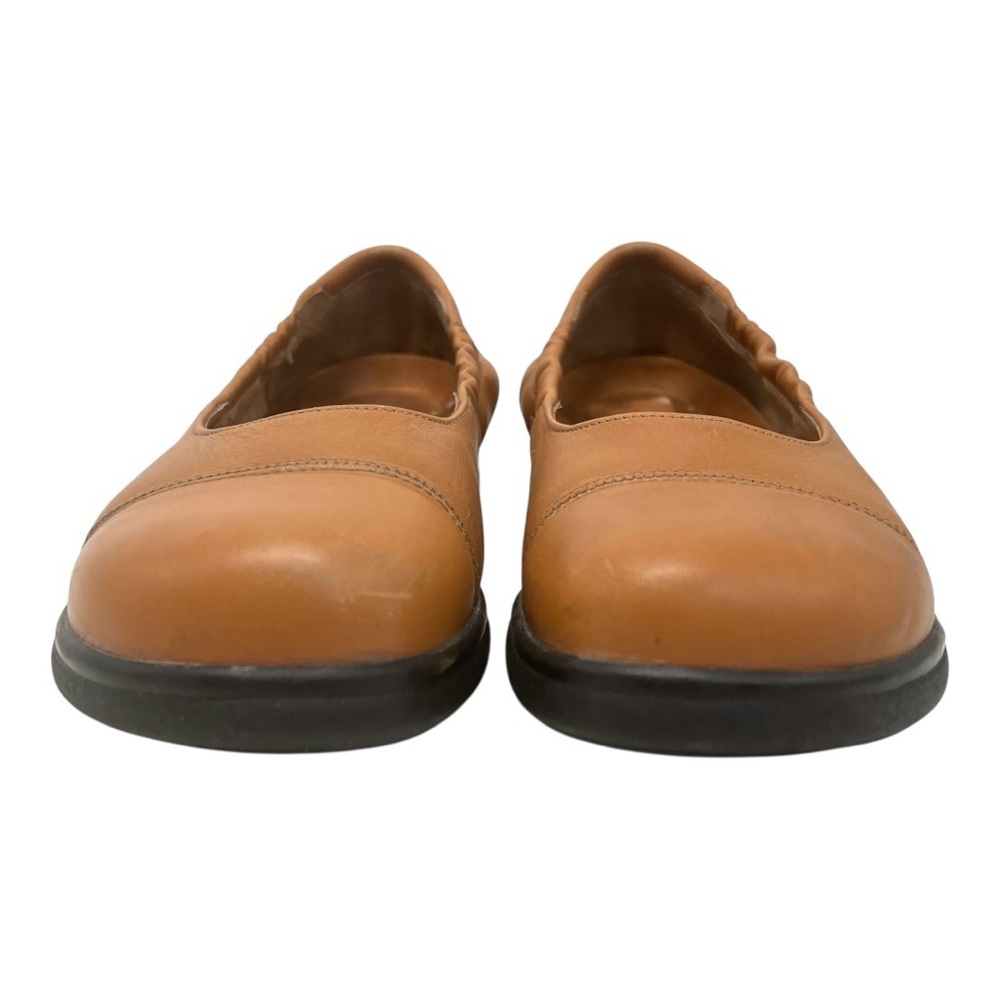 Birkenstock Footprints Brown Tan Leather Slip On Comfort Shoes Women’s 36.5 - Picture 3 of 14